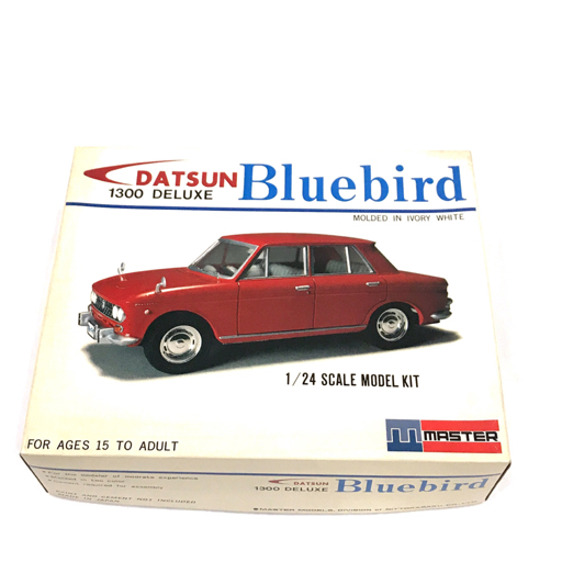 【100%新品，正規品】 マスター ダットサン ブルーバード 1300 デラックス 1/24スケール 日本製 プラモデル 模型 未組立 保存箱付 MASTER(乗用車)｜売買されたオークション情報、yahooの商品情報をアーカイブ公開 - オ その他