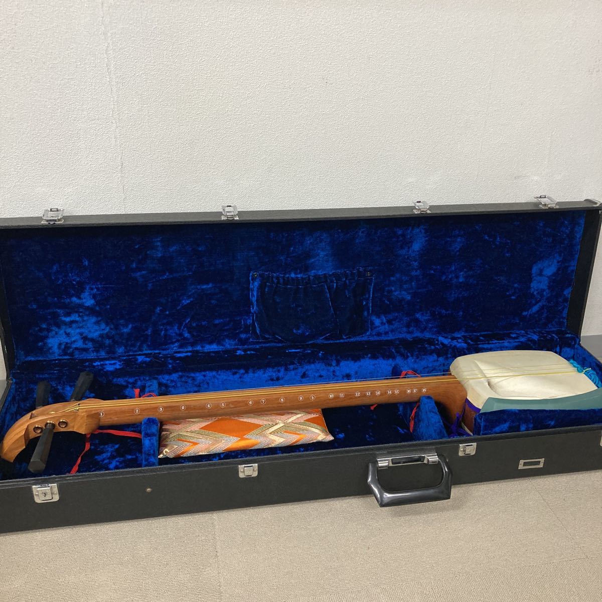 津軽三味線□ハードケース付□ジャンク品 津軽三味線 【公式通販】