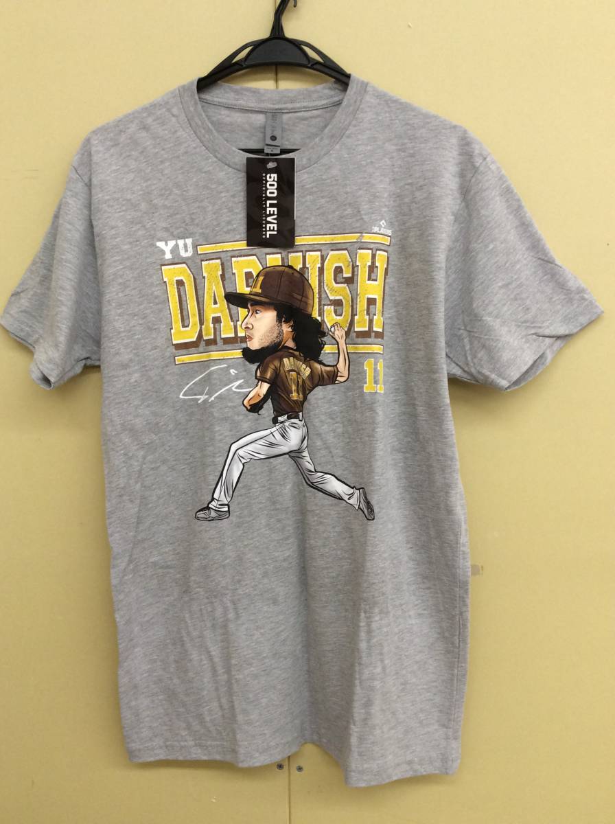 3413 ダルビッシュ有 Tシャツ MLB パドレス Cartoon T-Shirt 500Level 