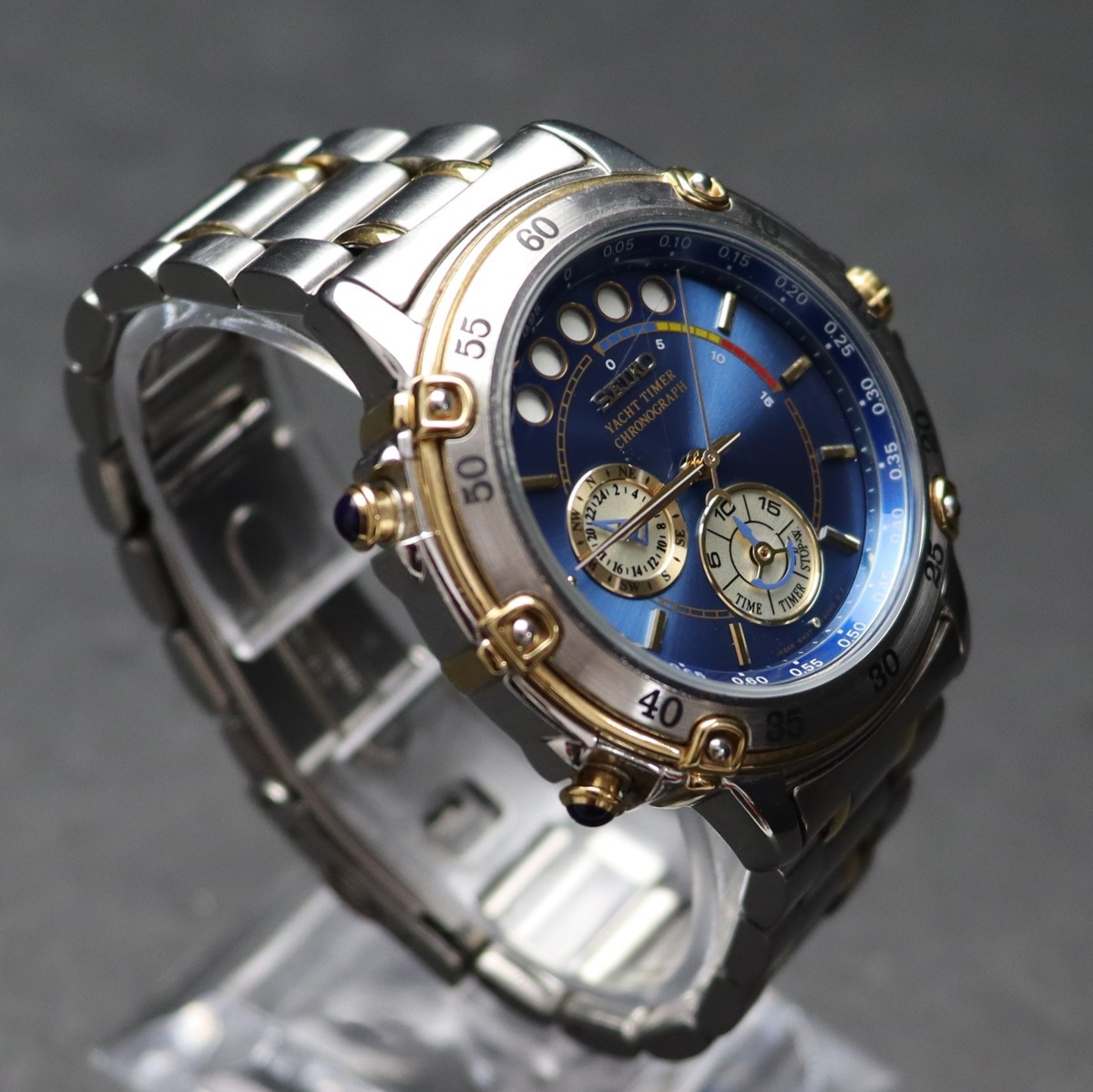 美品 SEIKO YACHT TIMER セイコー ヨットタイマー クロノグラフ 6M37 