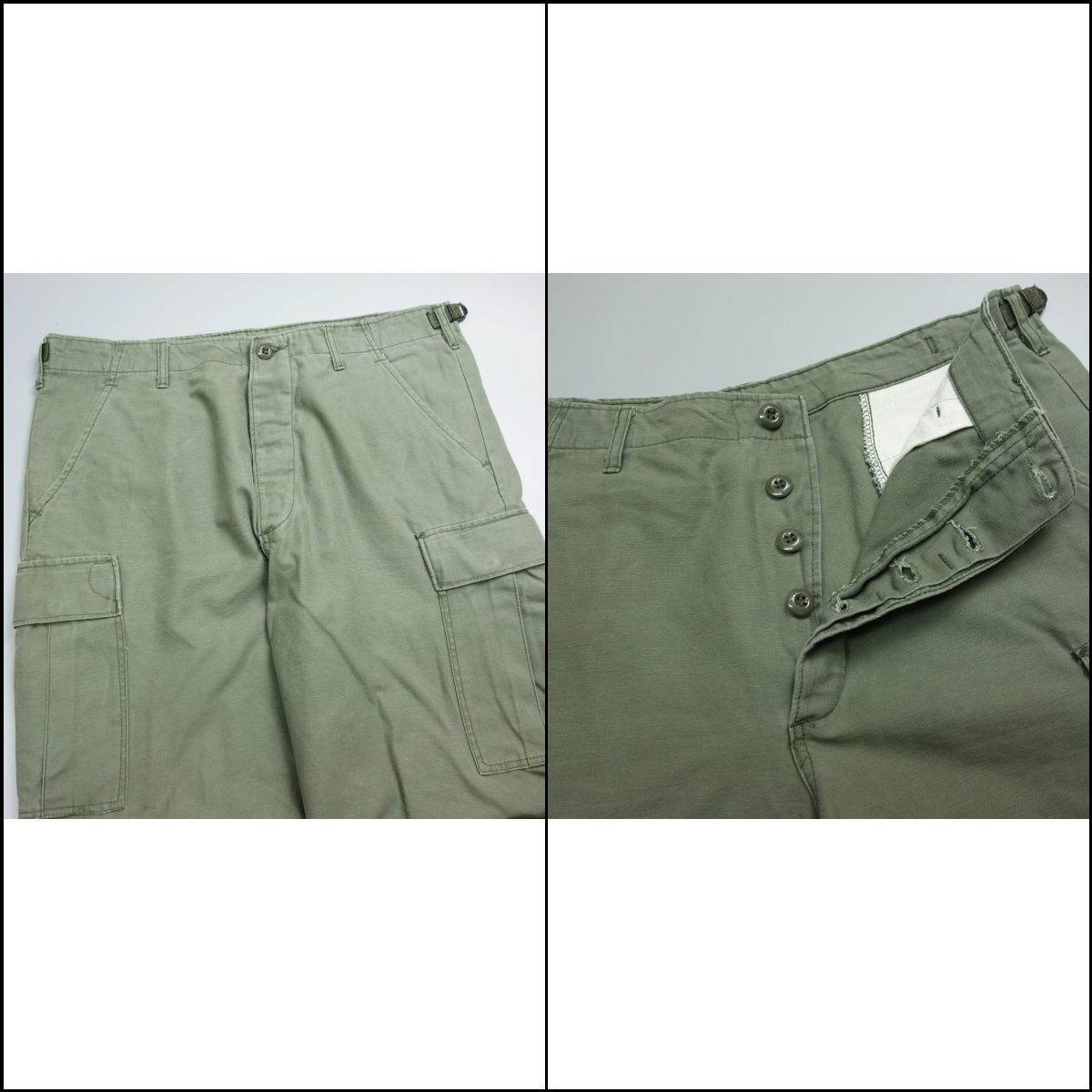 1円 60s ヴィンテージ アメリカ軍 US.ARMY OG-107 sidran sportswear製 