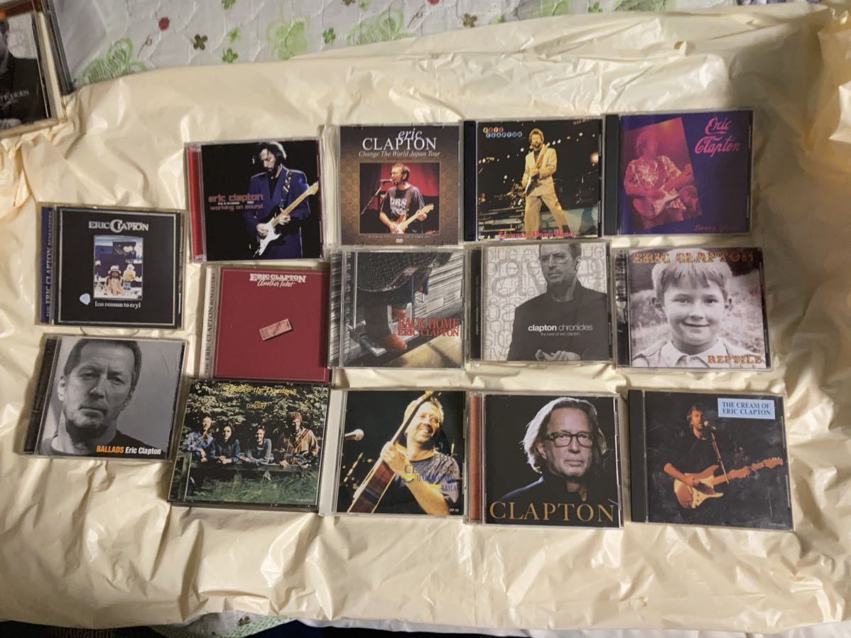 エリッククラプトン中古CD 1枚組25枚、二枚組1セット エリック・クラプトン