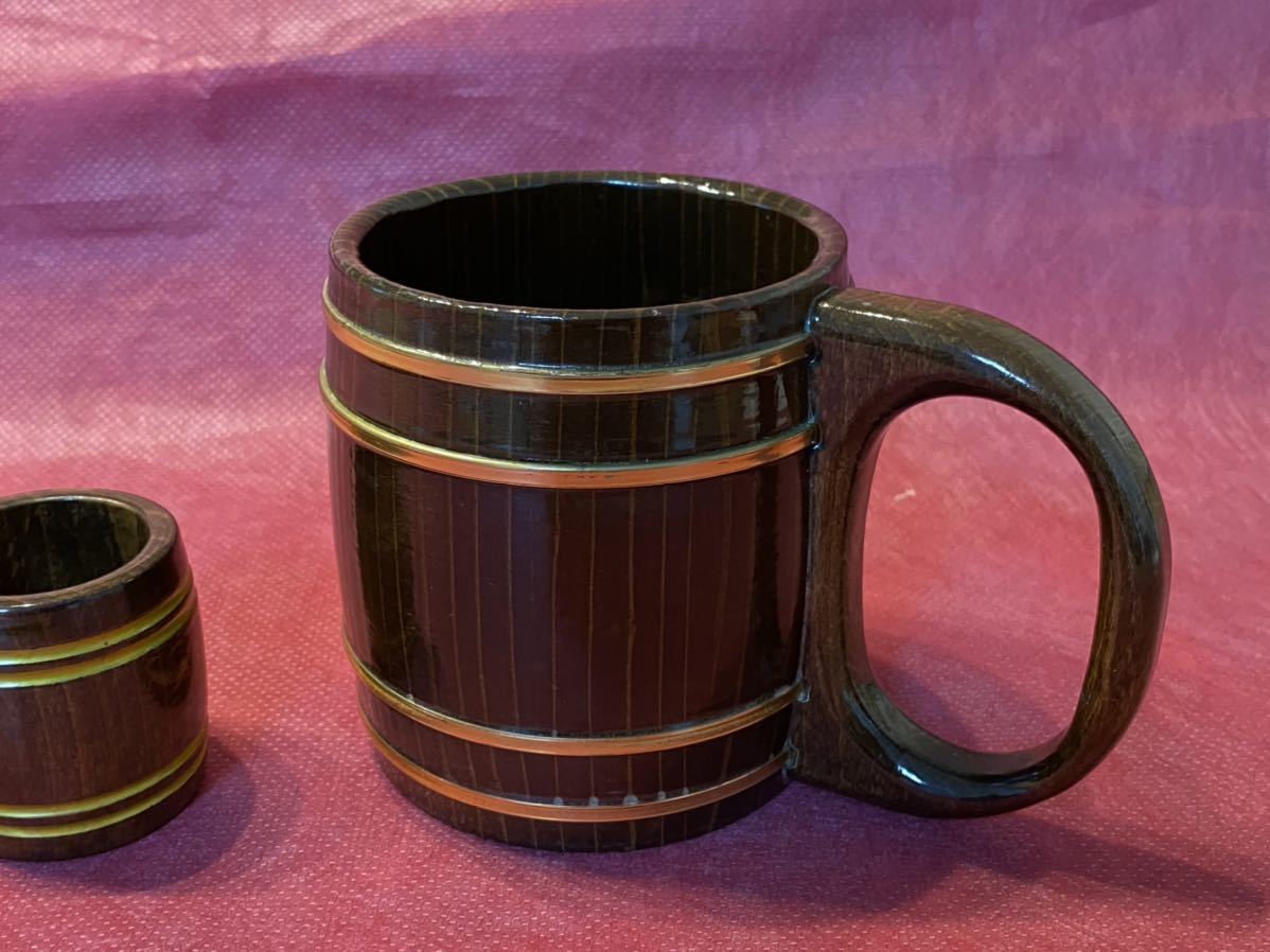 木樽ジョッキ ショットウッド 2個セット 木製マグカップ 日本製 380ml 50ml Urakita工房製 樽ジョッキ 樽マグ ショットグラス ビア ジョッキ 売買されたオークション情報 Yahooの商品情報をアーカイブ公開 オークファン Aucfan Com