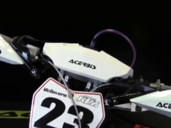 [ACERBIS] アチェルビス ハンドルバー補助タンク 2.1L - Front Auxiliary Fuel Tank - White - 0.6 Gal. #2300330002