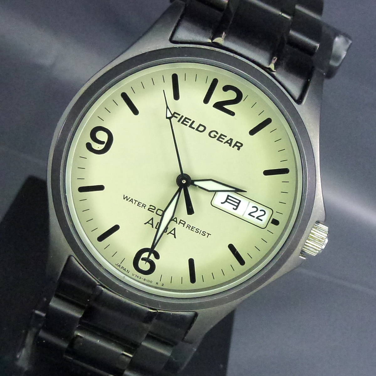 ALBA FIELD Seiko GEAR - V743-8000 Field Gear Alba セイコー Yahoo 