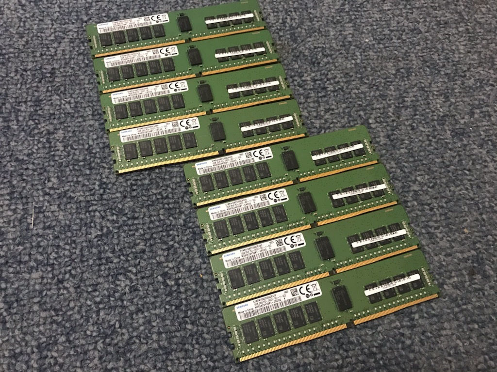 PC4-2400T 128GB(32GB×4枚) サーバー用メモリ ECC DDR4 送料無料 動作