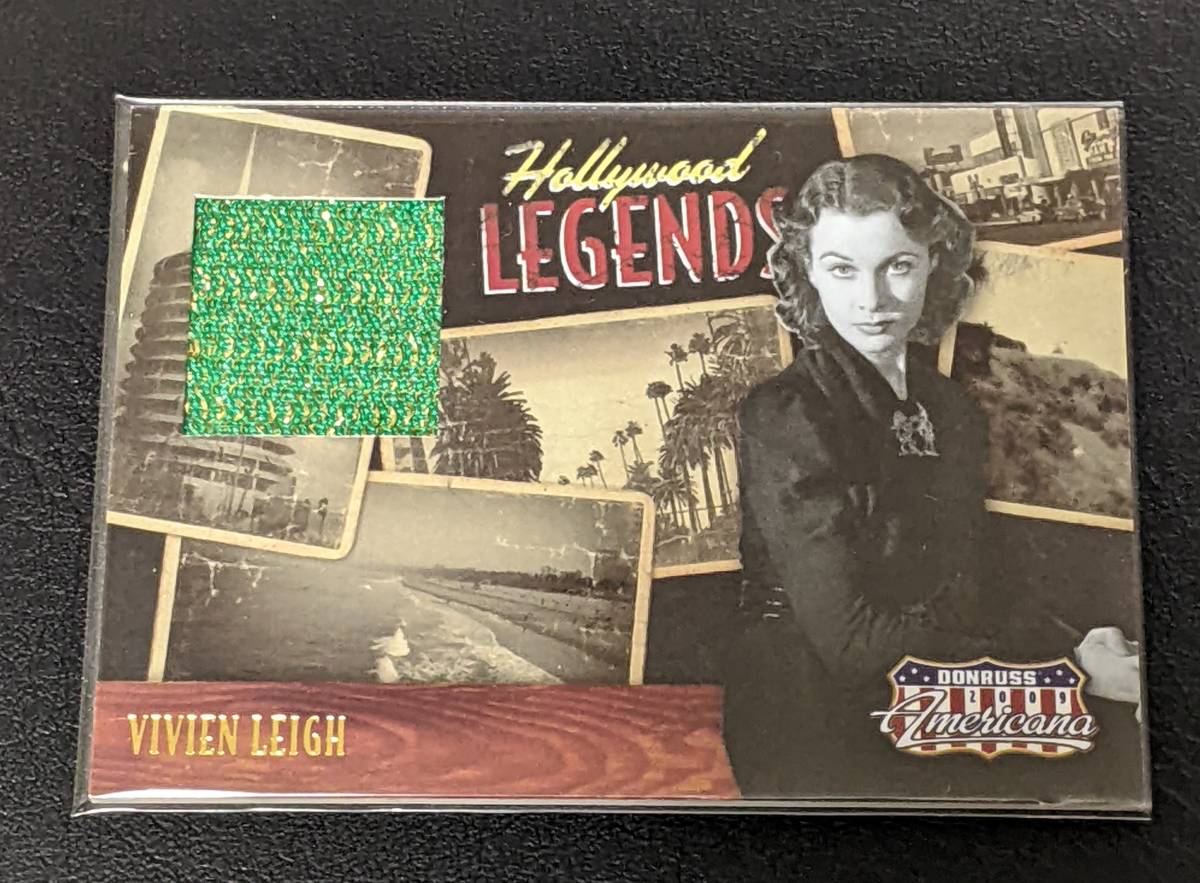 09donruss Americana ヴィヴィアン リー Vivien Leigh 着用衣装カード 小道具 衣装 売買されたオークション情報 Yahooの商品情報をアーカイブ公開 オークファン Aucfan Com