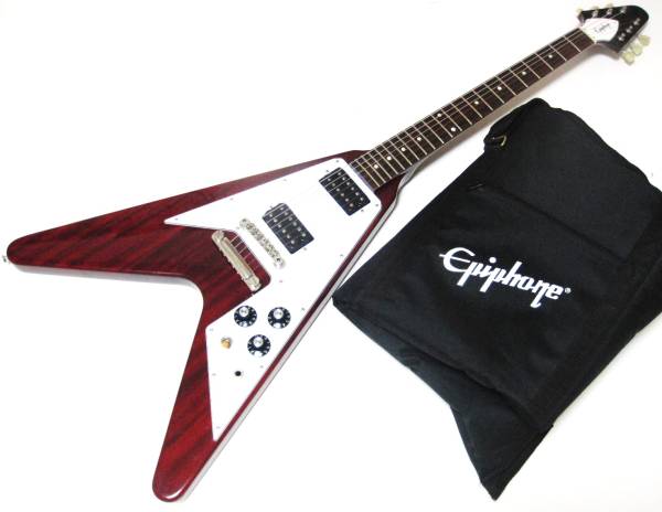 希少☆Epiphone Japan FV CH フライングV ケース 日本製☆Gibson 