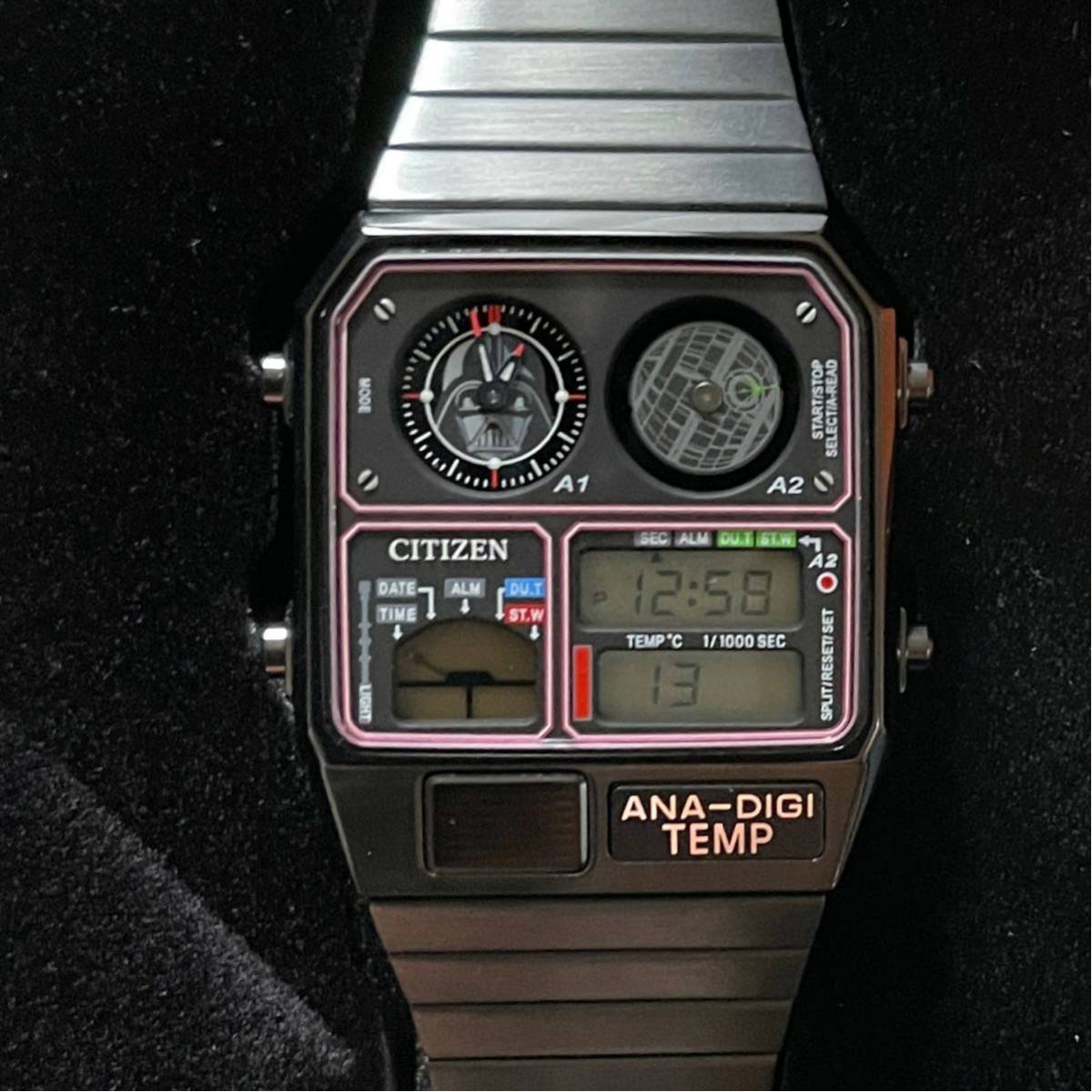 新品未使用】CITIZEN JG2115-57E アナデジテンプ STAR WARSシリーズ550 