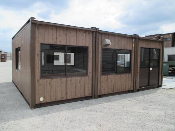 石川発】◎スーパーハウス コンテナ 物置 ユニットハウス 12坪 中古 