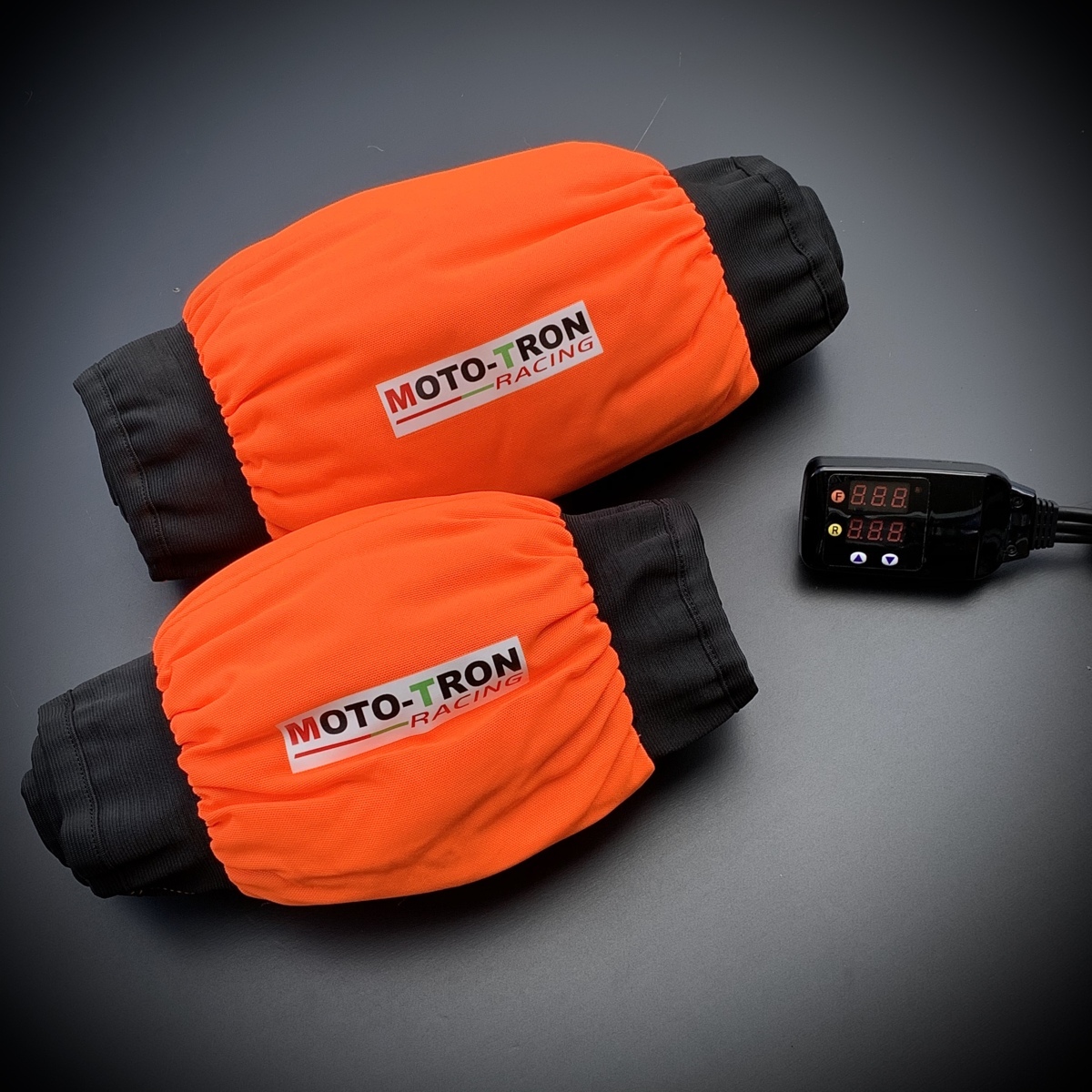 MOTOTRON タイヤウォーマー 17インチ フロント120 リア200 オレンジ