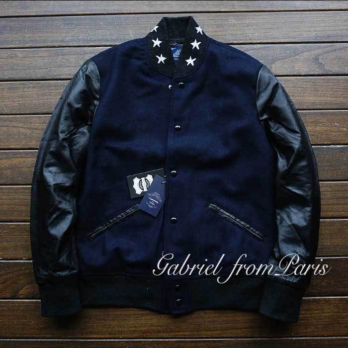 Gabriel 羊革レザージャケット（MENS XL相当） 定価14万□春新作 フランス Gabriel 上質羊革使用・スタンダード