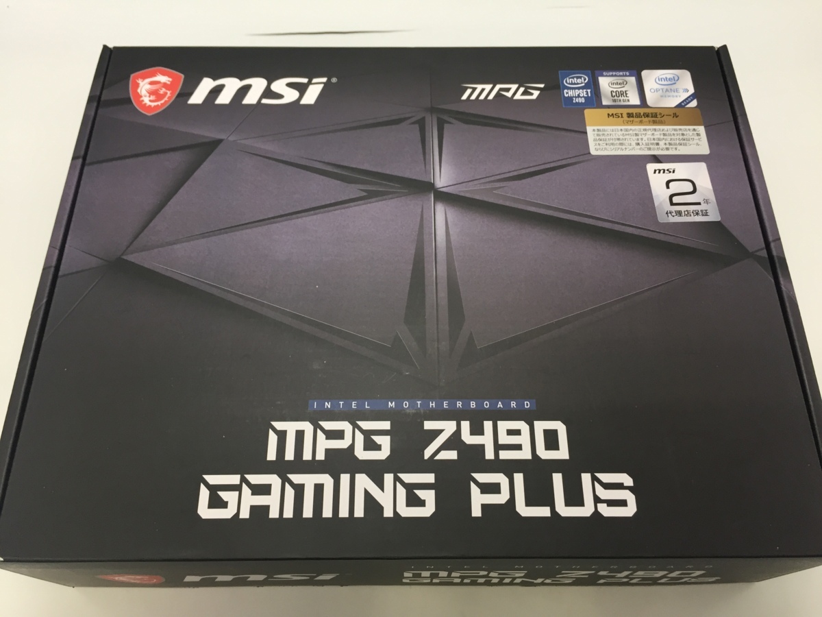 格安，定番 動作未確認 MSI MPG Z490 GAMING PLUS マザーボード PC