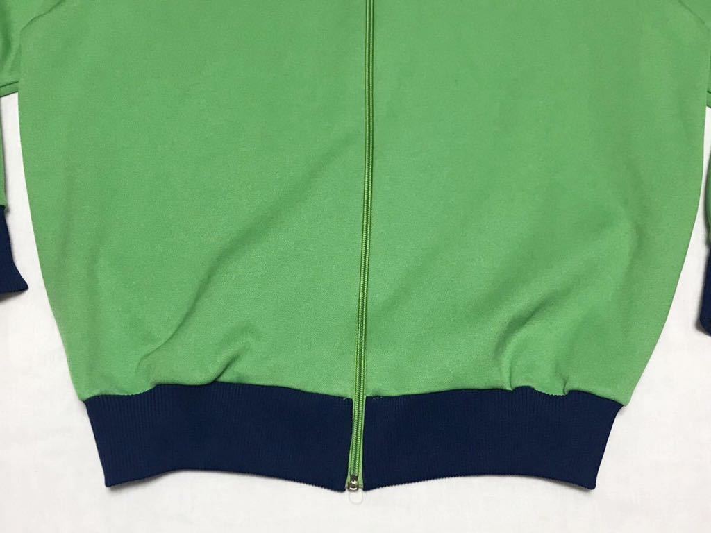 希少 4 美品 70sビンテージ adidas デサント ADS-4F 黄緑×紺 グリーン