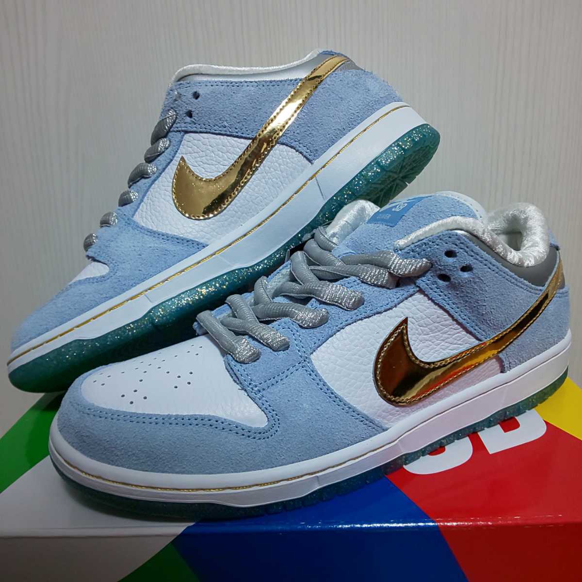 100円スタート 国内正規 NIKE SB DUNK LOW PRO QS SEAN CLIVER ナイキ 