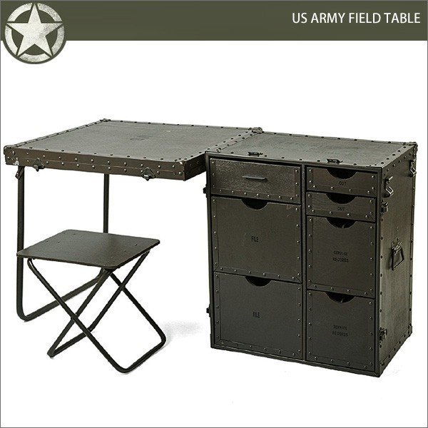 ARMYフィールドテーブル フィールドデスク ミリタリー 米軍 キャンプ