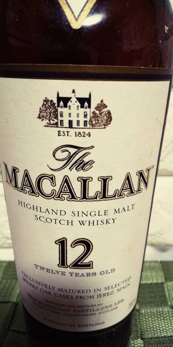 マッカラン12シェリーオークカスク700mlアルコール分40％。未開栓マッカラン 