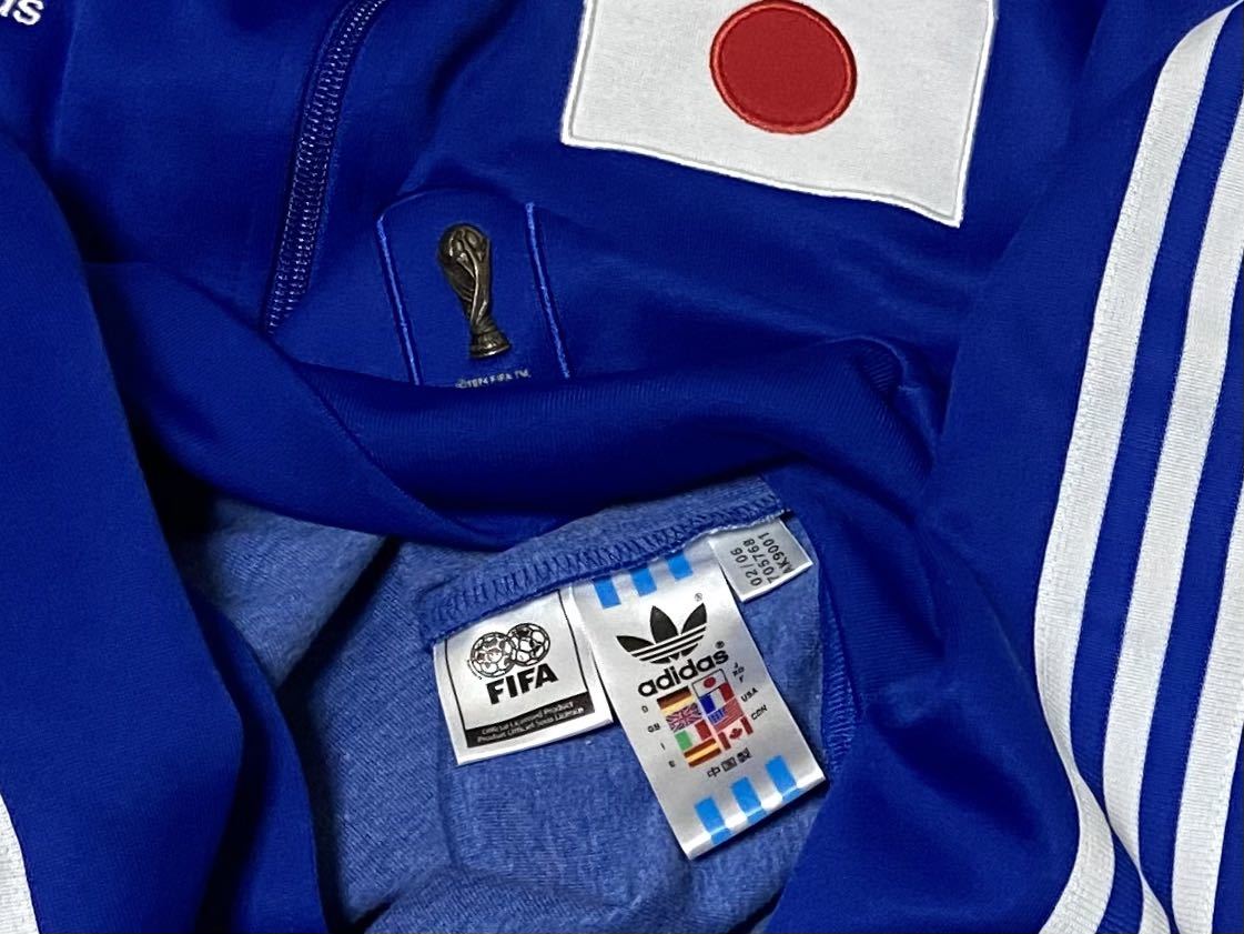adidasトラックジャケットNIPPON XOサイズ　FIFA トレフォイル XO 美品 アディダス adidas オリジナルス 日本代表 国別 W杯 記念
