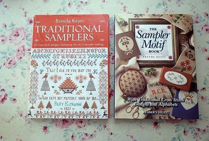 68484/刺繍・クロスステッチ図案集 5冊セット サンプラー 洋書
