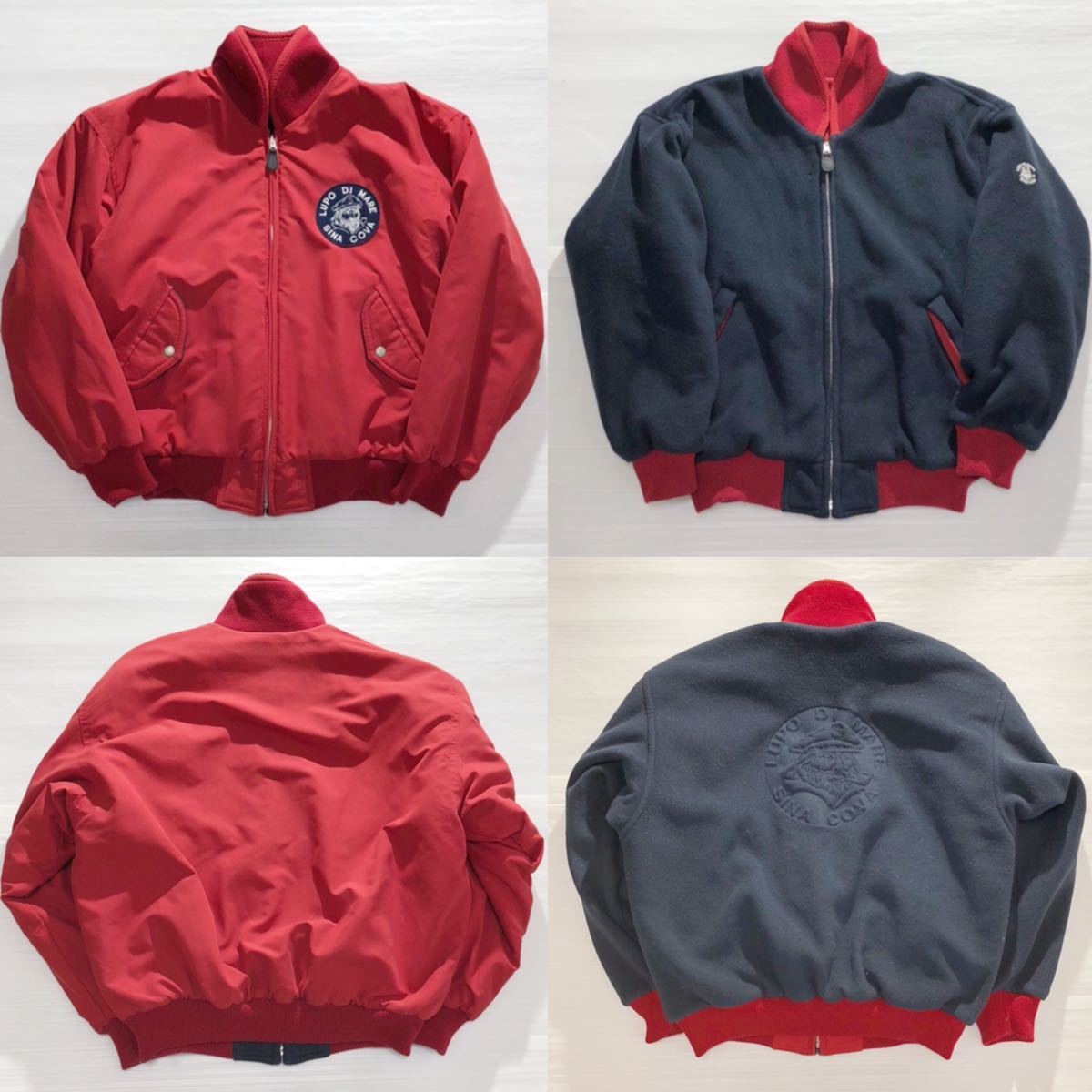 SINA COVA シナコバ》水兵ワッペン ナイロン×フリース リバーシブル 