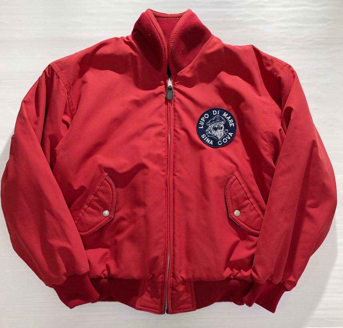 SINA COVA シナコバ》水兵ワッペン ナイロン×フリース リバーシブル 