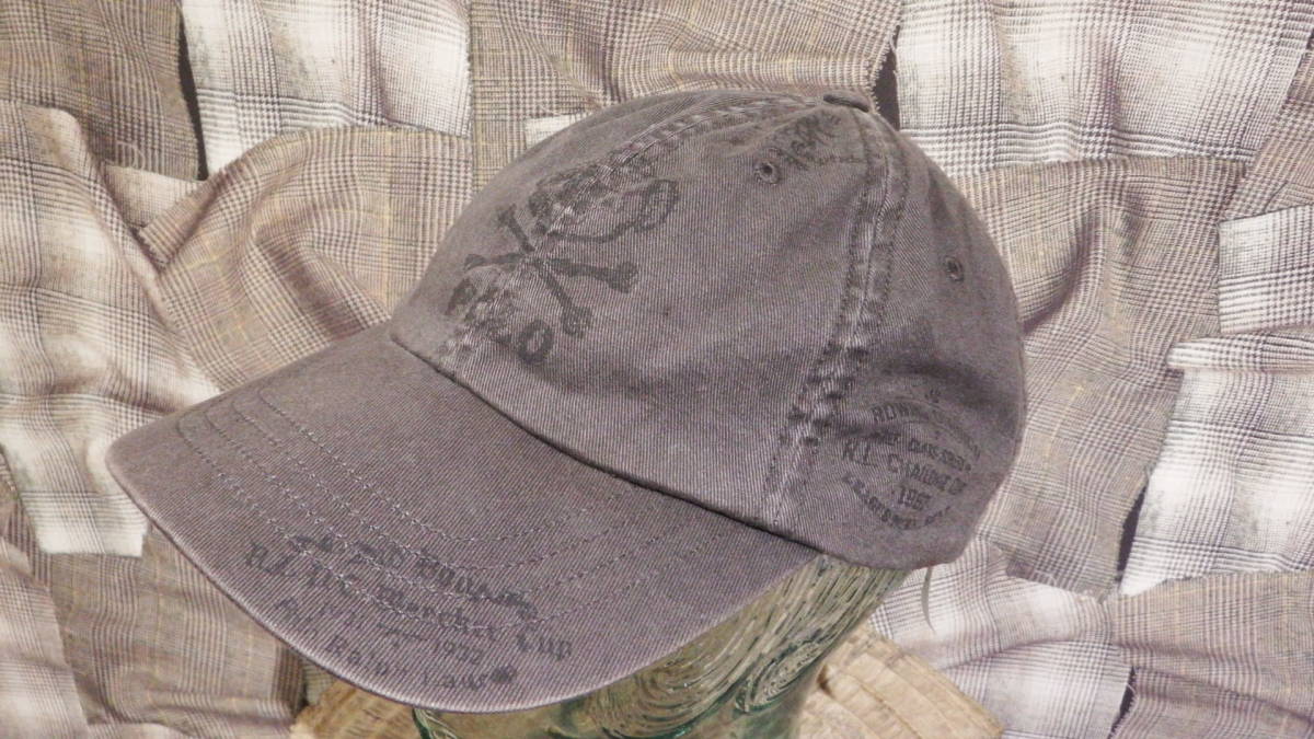 １円 Polo Ralph Lauren ポロ ラルフローレン Crossbone Bear Baseball Cap クロスボーン ベア ベース ボールキャップ チャコール Fk 帽子 売買されたオークション情報 Yahooの商品情報をアーカイブ公開 オークファン Aucfan Com