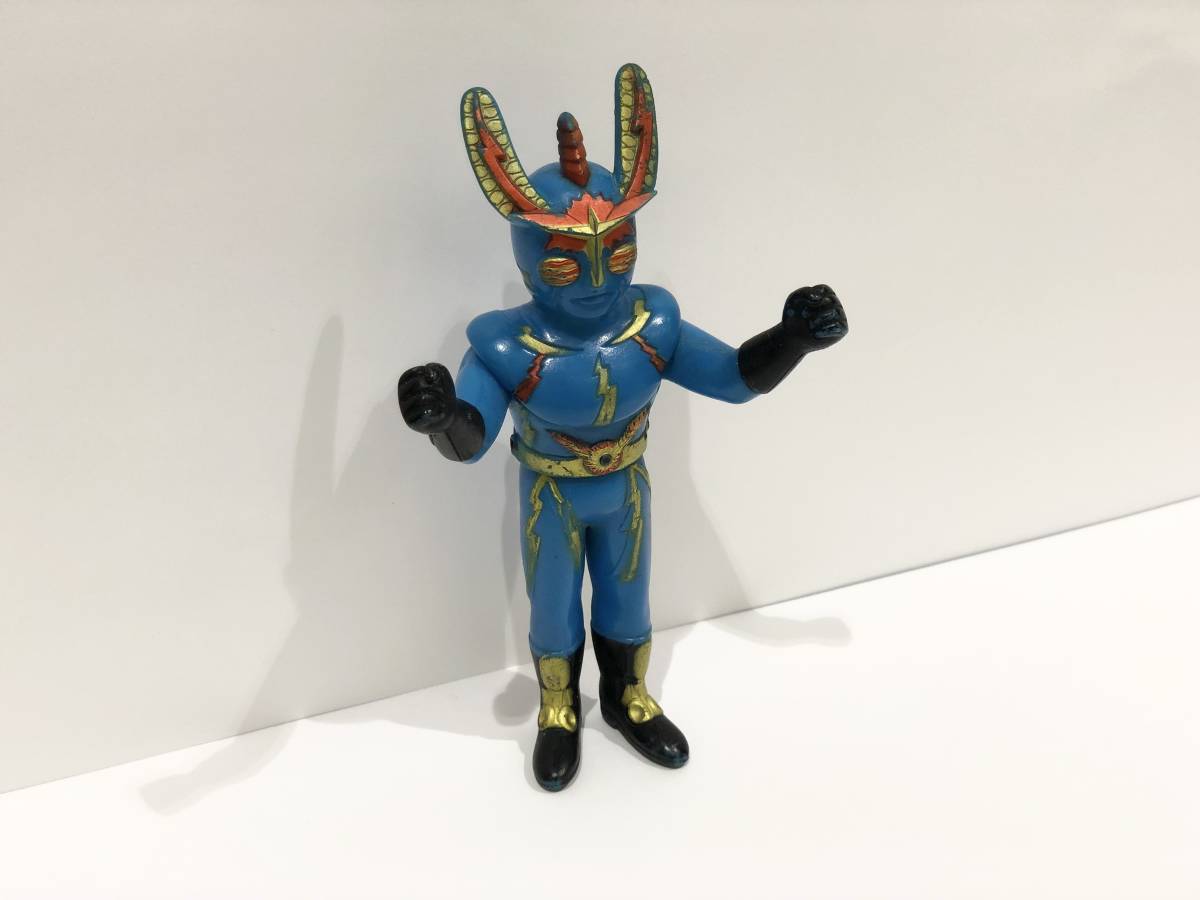 ポピー ソフビ イナズマン 当時物 Yahoo!オークション - 石森プロ 記名