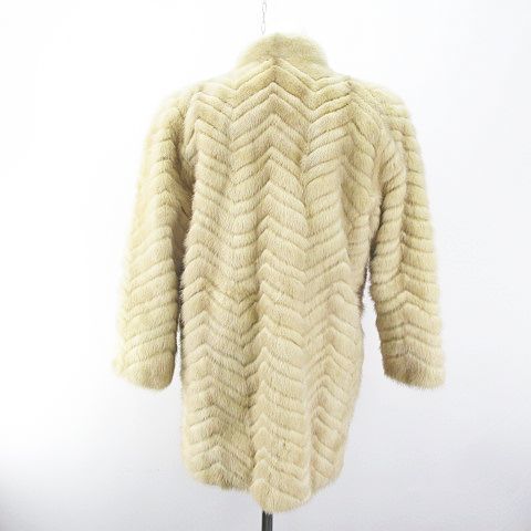 ウールコート ファー付き ベージュ　サイズ9 ALTO CAPPOTTO アルトカポット ファー付き