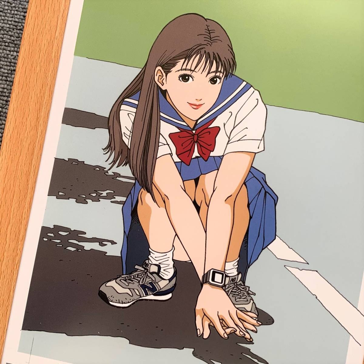 江口寿史 ラッキーストライク B5サイズ 額入り イラスト 印刷物 ポスター風デザイン 額装品 アートフレーム インテリア 美女 印刷物 売買されたオークション情報 Yahooの商品情報をアーカイブ公開 オークファン Aucfan Com