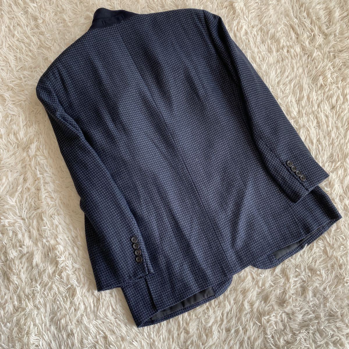 シルク100%】アクアスキュータム Aquascutum テーラードジャケット 