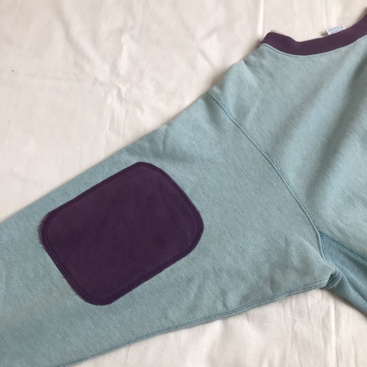 90s 刺繍タグ エルボーパッチ アメリカ リバースウィーブ レア！ 90s