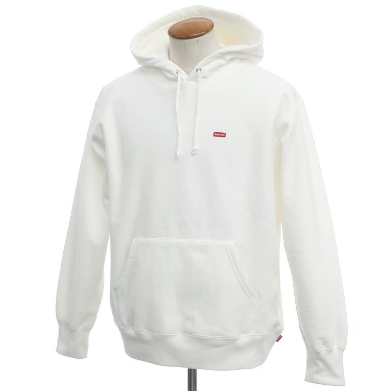 シュプリーム Supreme 2021年秋冬 Small Box スモールボックスロゴ スウェットパーカー M ホワイト