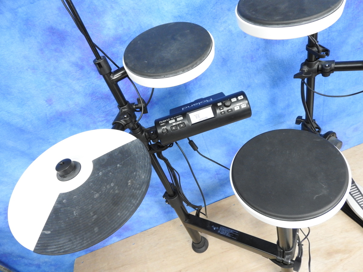 美品・付属品多数♪】Roland ローランド 高くっ 電子ドラム TD-4KP