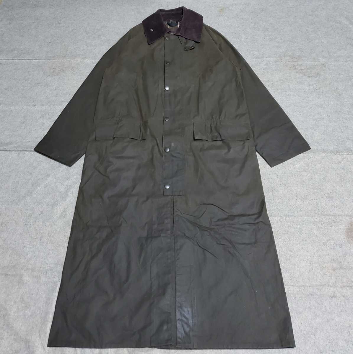 希少色 オリーブ 38 バブアー BARBOUR coat BURGHLEY バーレイ ソル