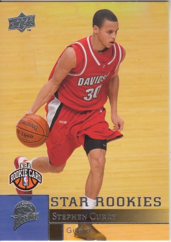 NBA 2009-10 Upper Deck Stephen Curry Warriors STAR ROOKIES RC No 