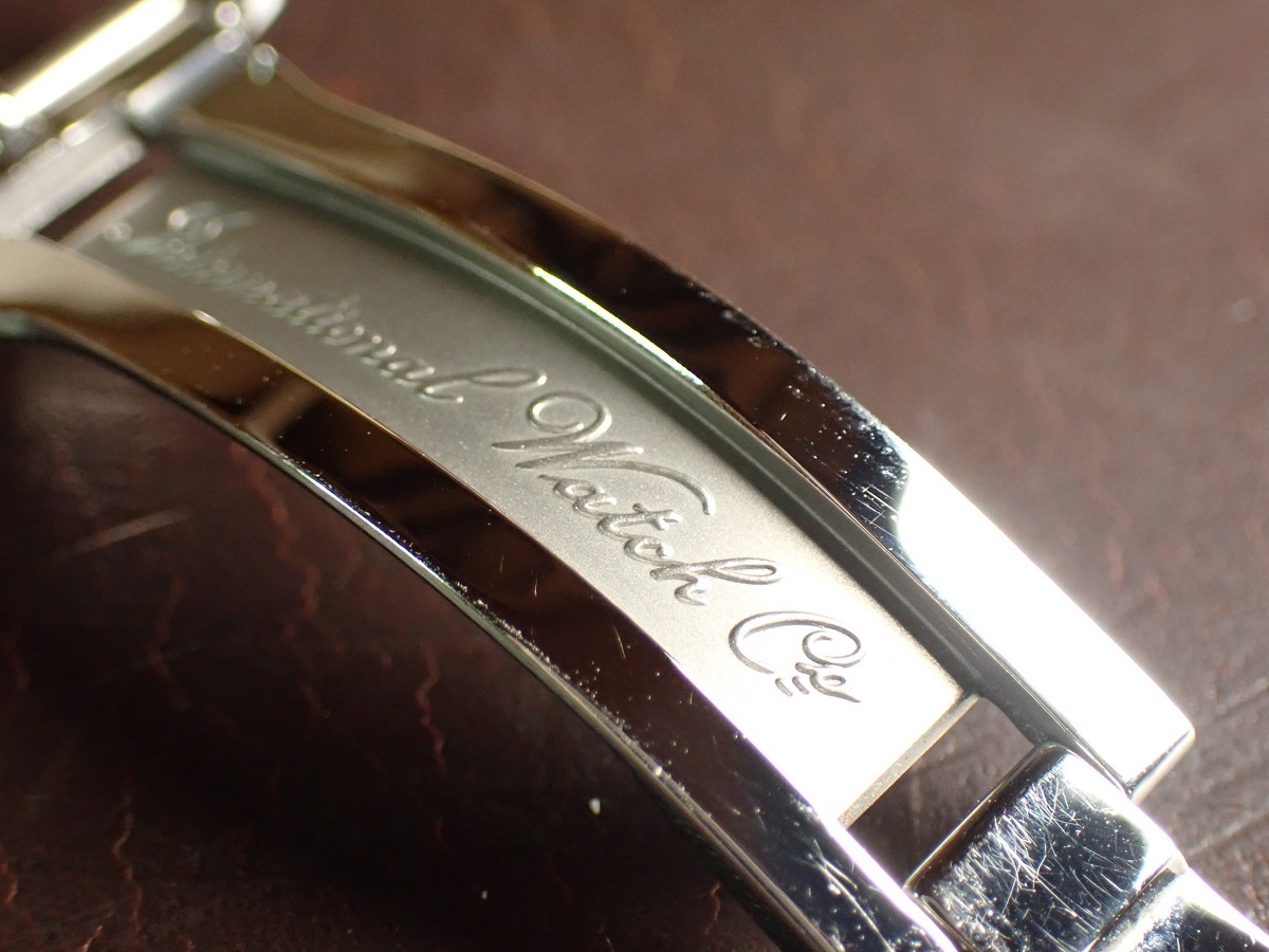 入手困難！廃番モデル！ IWC 純正Dバックル筆記体ロゴ！18mm(IWC 