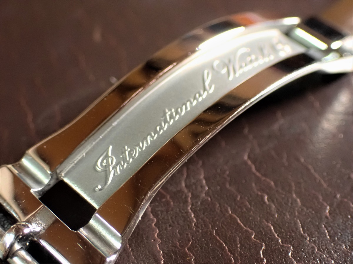 入手困難！廃番モデル！ IWC 純正Dバックル筆記体ロゴ！18mm(IWC 