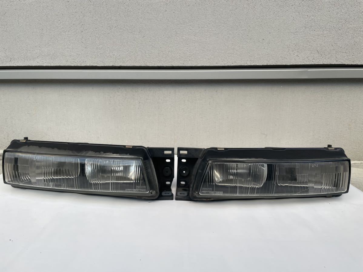 S13 シルビア 純正ヘッドライト 角目 PS13 KS13 シルエイティ ワンビア 