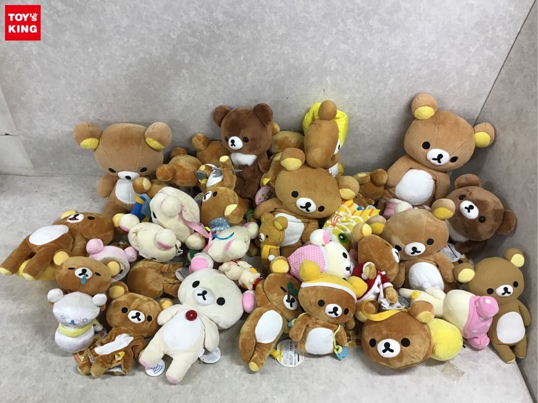 1円～ 同梱不可 /ジャンク リラックマ ぬいぐるみBIGだらだら冬だより 