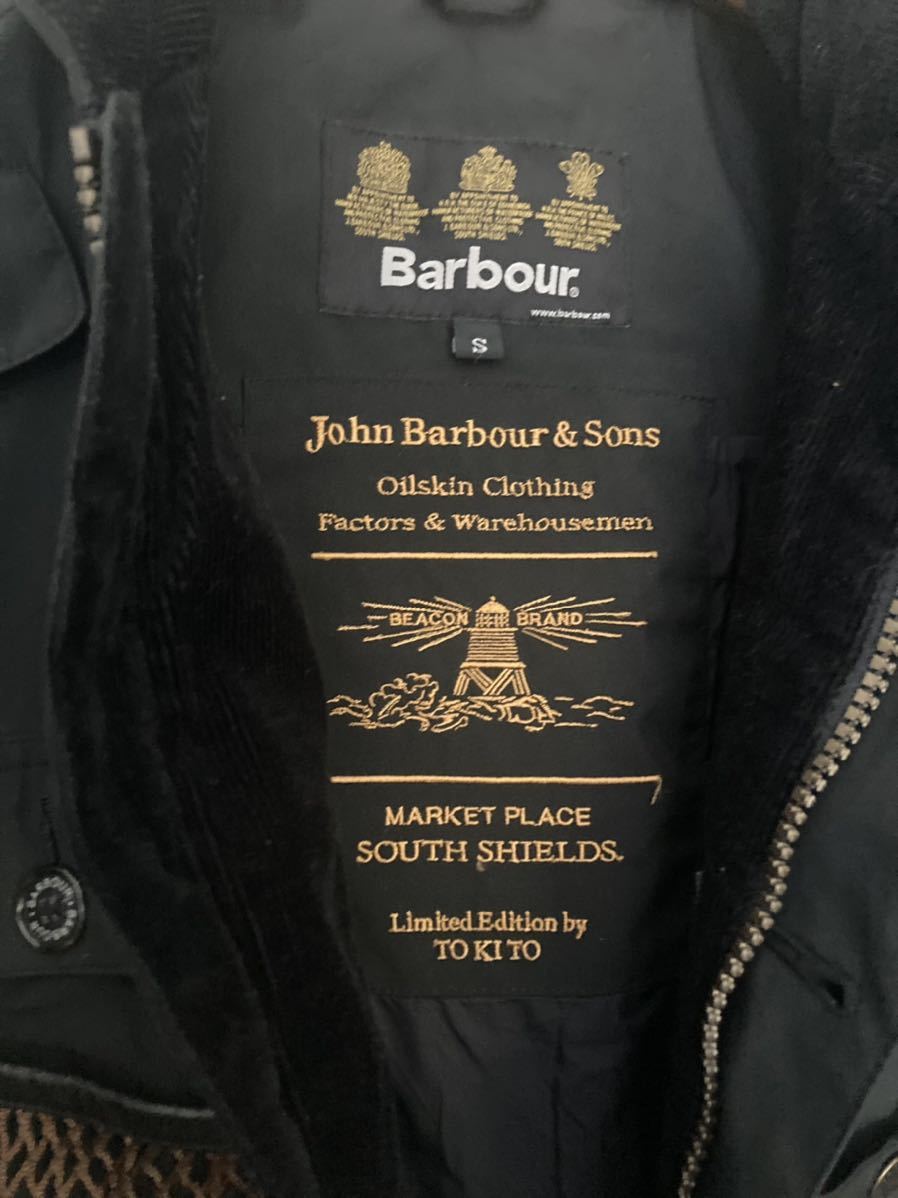 希少モデル ノンオイル tokito × barbour spey fishing jacket 
