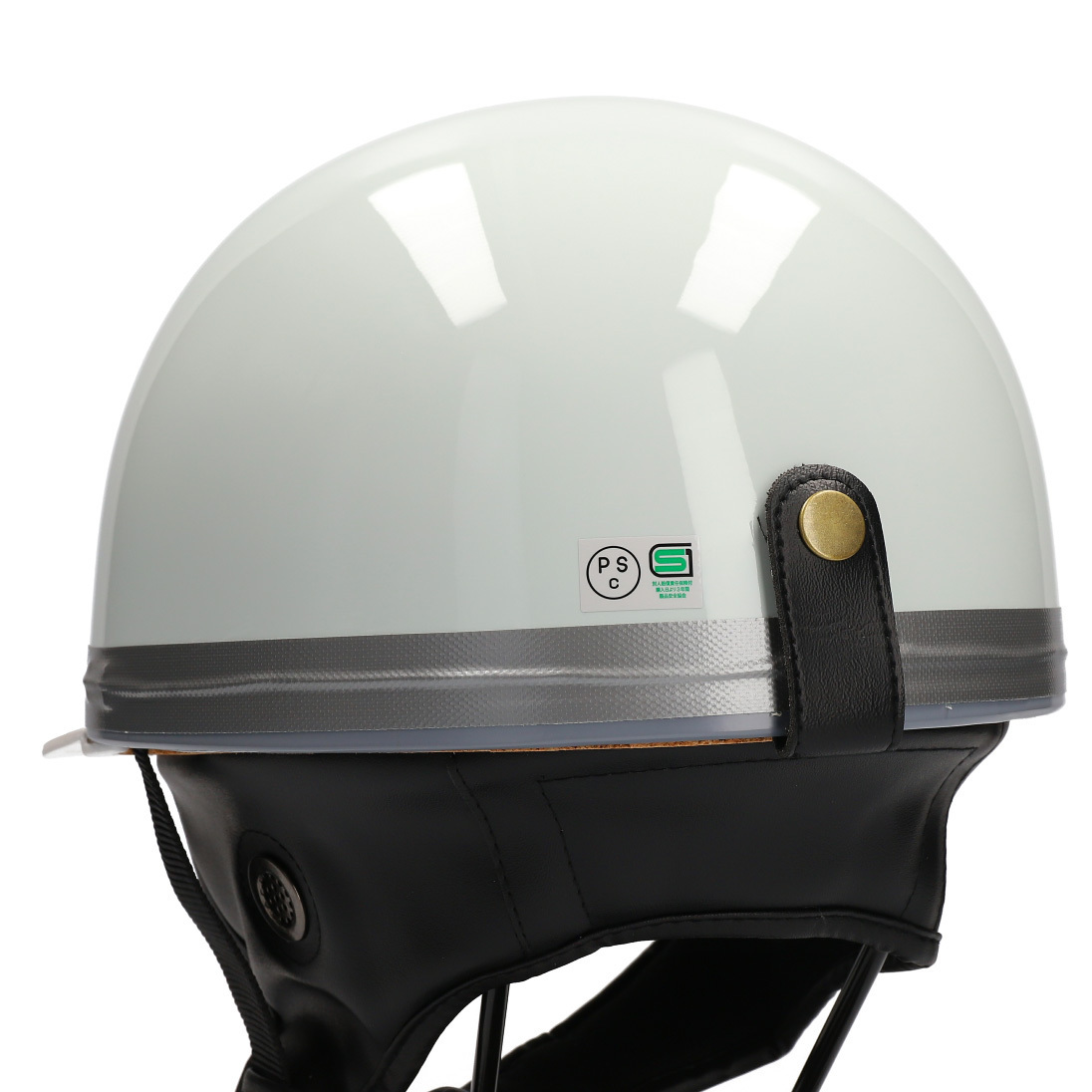 ドリームコルク半キャップヘルメット FREEサイズ ホワイト [バイク用