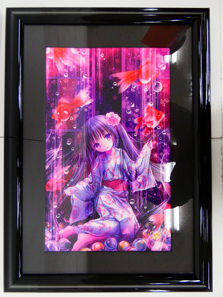 Hg100/【同梱不可】版画/てぃんくる/水鞠の夏座敷/No..10/45/ミクスド