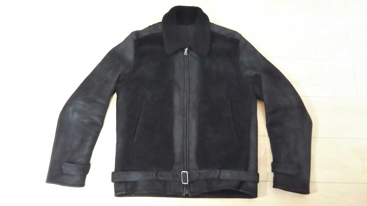 JIL SANDER ジルサンダー ムートン レザー ジャケット グリズリー 熊  