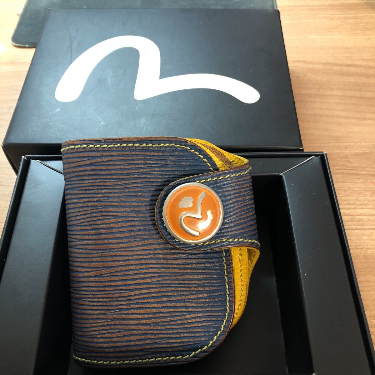 EVISU 長財布 エヴィス ど根性ウォレット カモメ ウォレット ど根性 