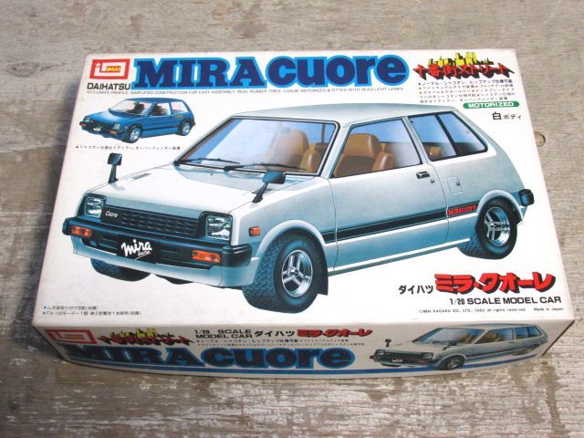 イマイ プラモデル 十番街ストリート ダイハツ ミラ クォーレ 1/20 未 