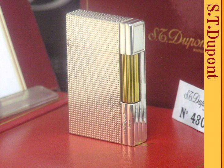 夜王 北村一樹モデル 】S.T.Dupont シルバー＆イエローゴールド コンビ 