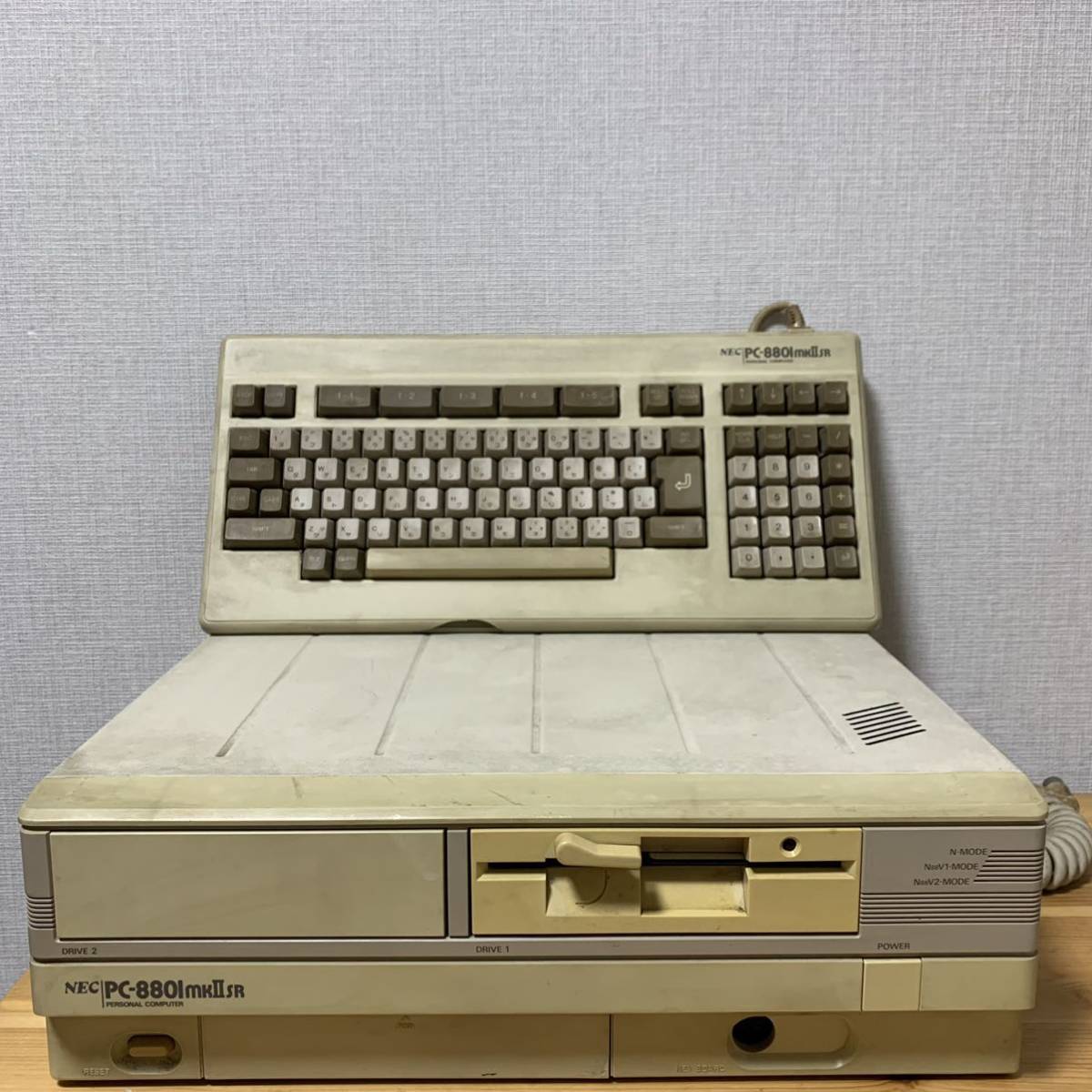 NEC PC-8801 MK2SR キーボード 旧型パソコン パーソナルコンピューター 