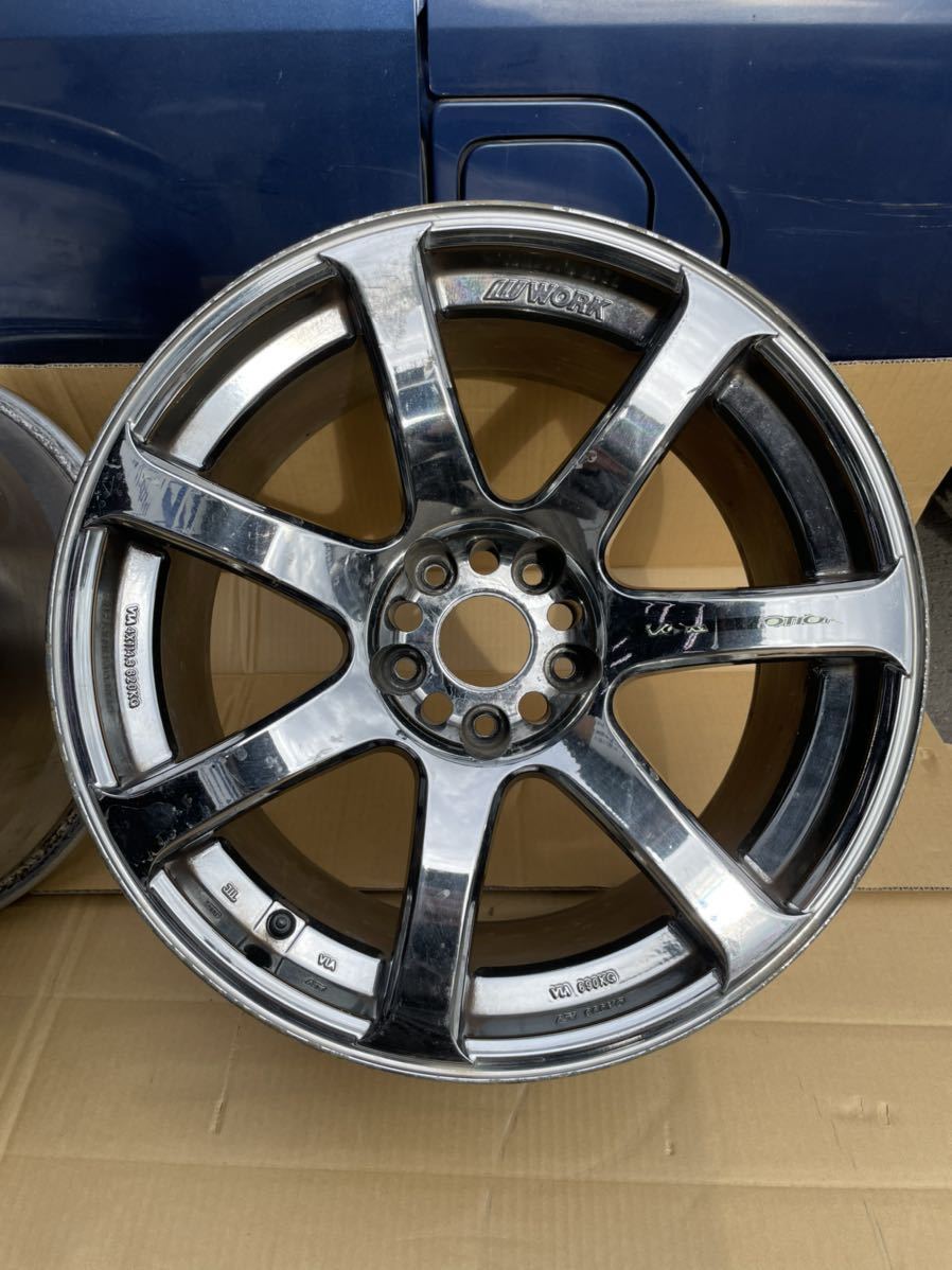 WORK EMOTION XT7 18インチ 9.5j 2本 WORK EMOTION XT7 ワーク WORK EMOTION XT7 18インチ 9.5j 2本 WORK EMOTION XT7 ワーク