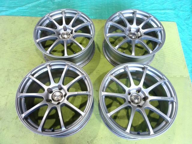 ○社外 YOKOHAMA ADVAN Racing アドバン RS 軽量 アルミホイール 18