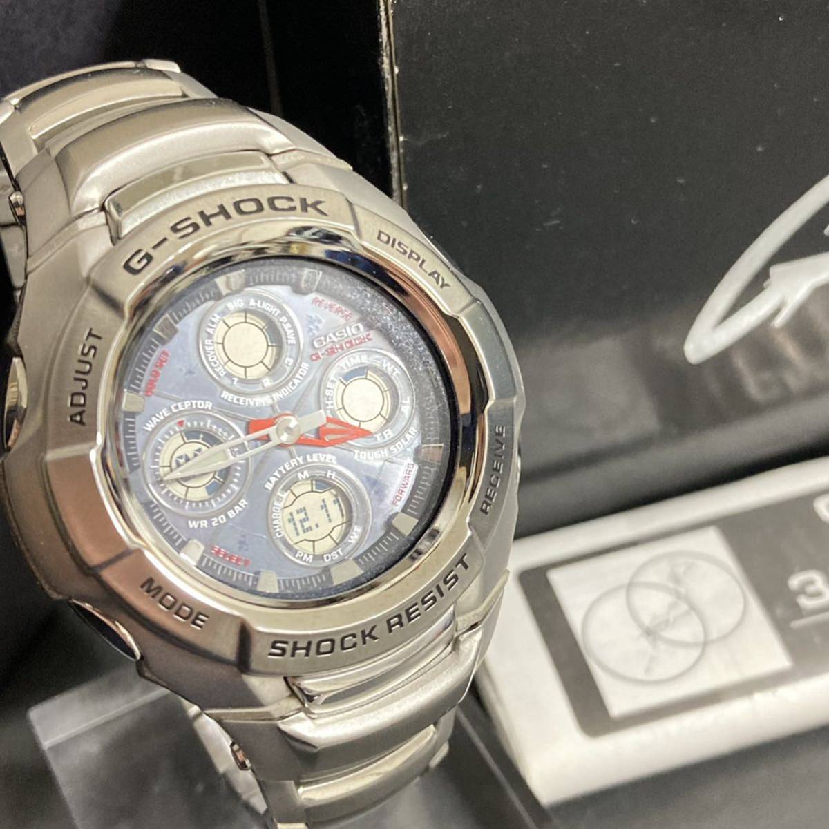 未使用極美品 箱説付 G-SHOCK GW-1200J-1AJF TheG タフソーラー 電波 